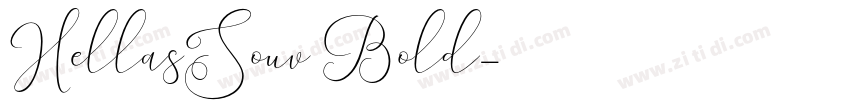 HellasSouv Bold字体转换